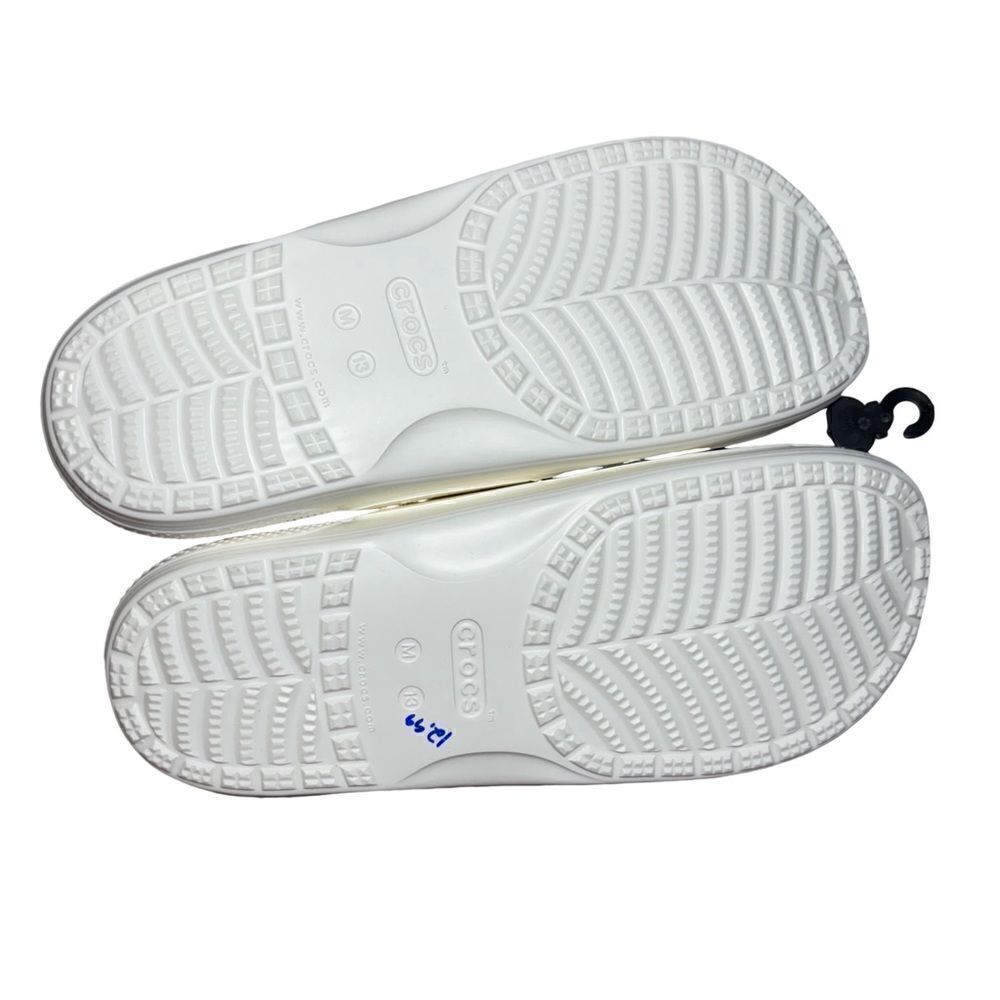 Men’s slip on crocs size 13 white - Picture 2 of 2